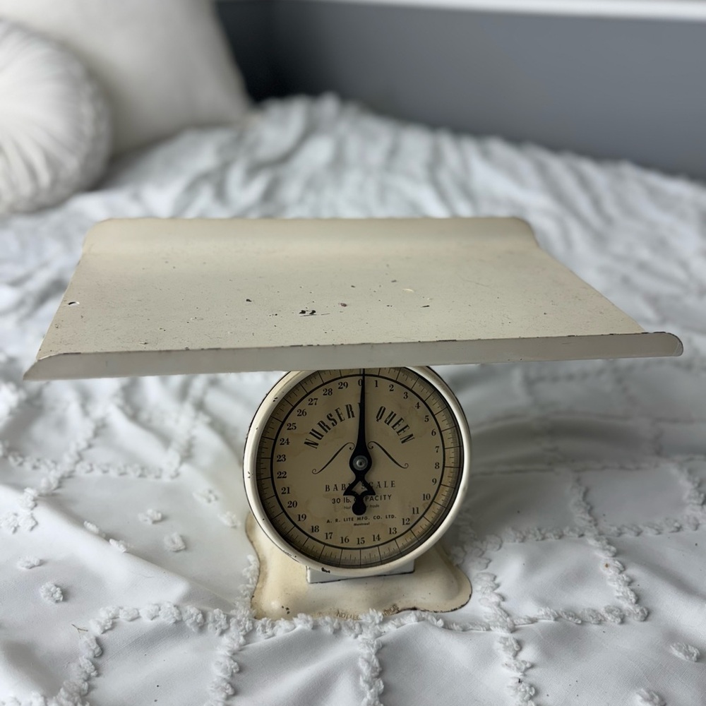 Vintage Baby Nursery Scale